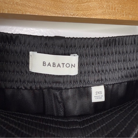 ARITZIA Babaton Black Satin Tribute Pull On Pants - Picture 4 of 7